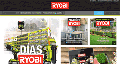 Desktop Screenshot of espanol.ryobitools.com